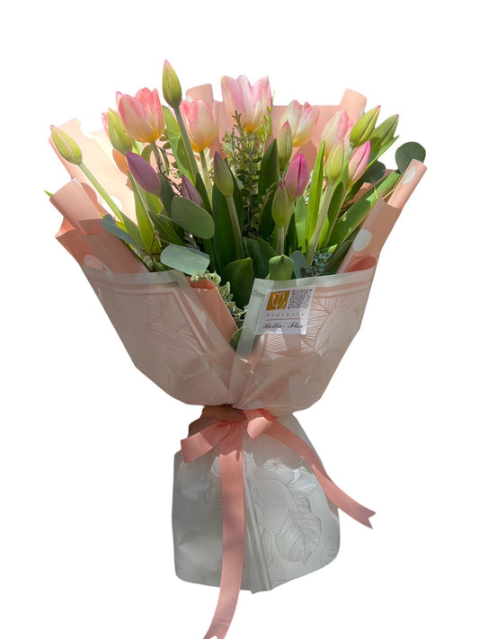 Bouquet de 20 tulipanes