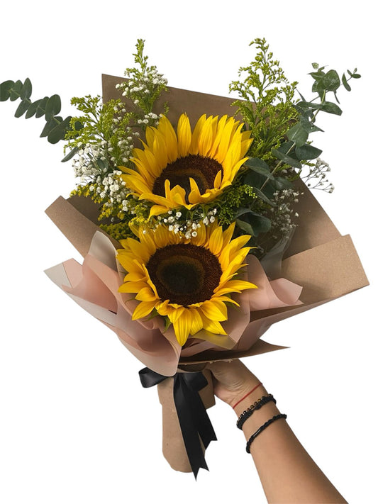 Bouquet de 2 girasoles
