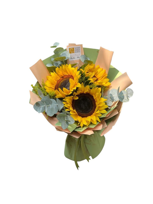 Bouquet de 3 girasoles
