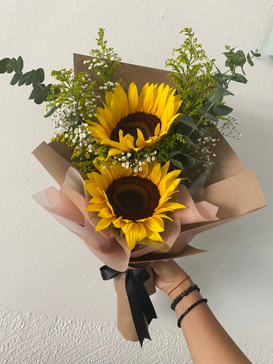 Bouquet de 2 girasoles