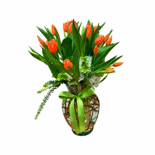 Florero de 20 tulipanes