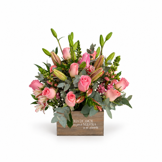 Susurro de amor rosa