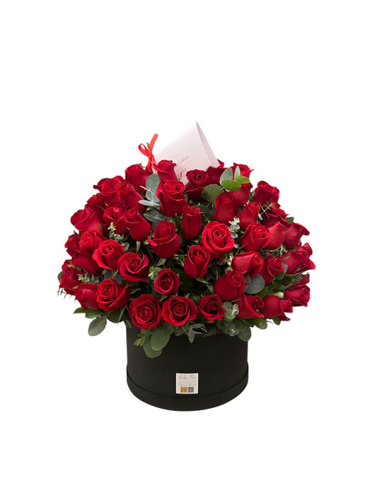 Caja de 100 rosas
