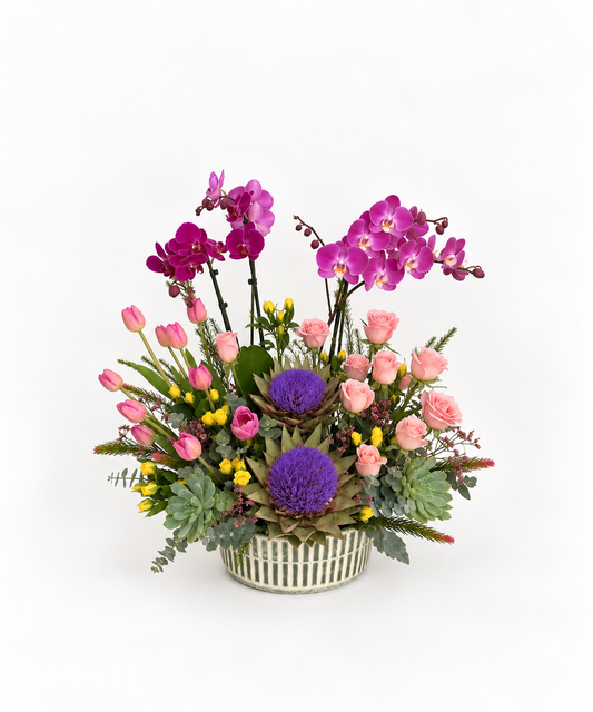 Arreglo especial de orquideas