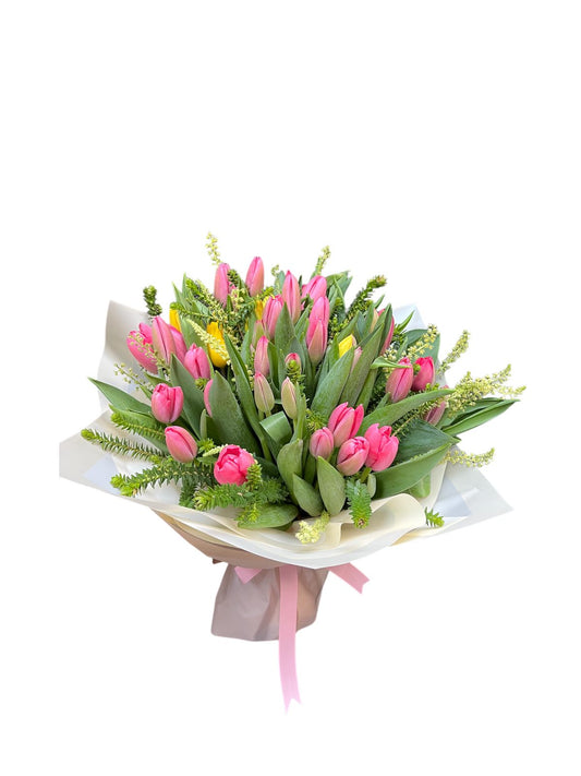 Bouquet de 50 tulipanes